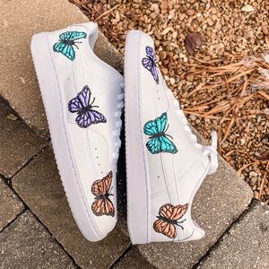 Custom Butterfly Air Force 1s